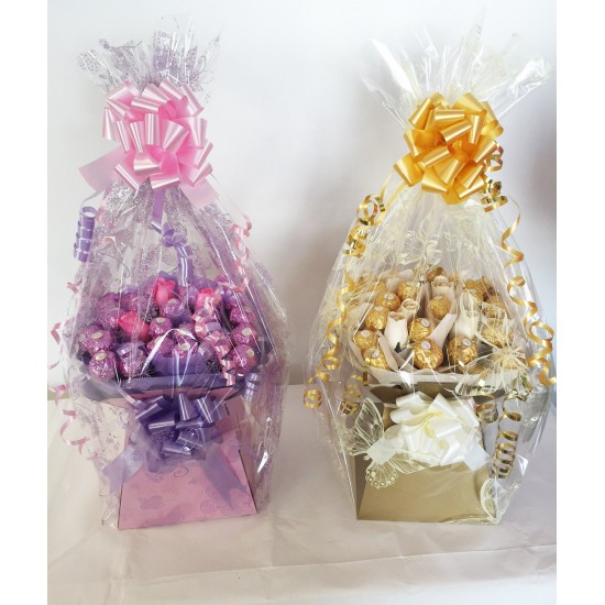 Lilac Themed Ferrero Rocher Box Bouquet