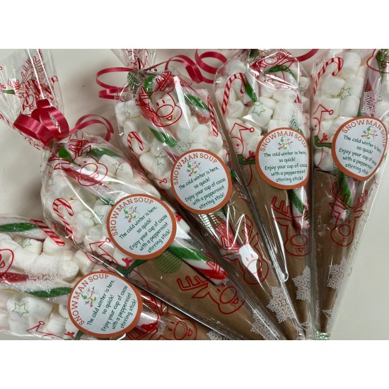 Snowman Soup Hot Chocolate Cone