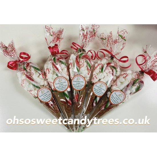 Snowman Soup Hot Chocolate Cone